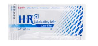HR Pharmaceuticals HR Lubricating Jelly 3 Gram Individual Packet Sterile - 207-1728
