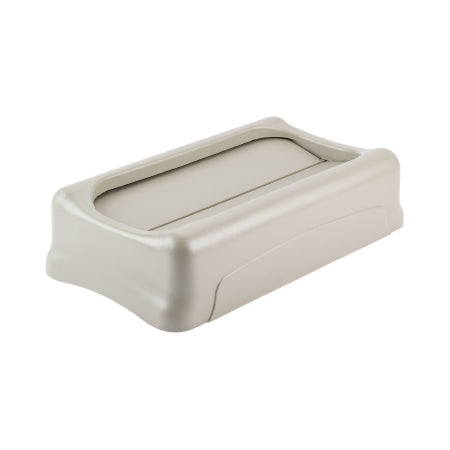 Slim Jim - Trash Can Lid 5 X 11-1/2 X 20-1/2 Inch, Beige, Plastic, Rectangular, Swing - FG267360BEIG