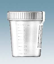 Sarstedt Specimen Container 57 X 76 mm Polypropylene Screw Cap 100 mL (3.4 oz.) NonSterile - 75.562.300