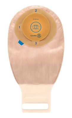 Convatec Esteem + Ostomy Pouch One-Piece System 12 Inch Length 13/16 to 1-3/16 Inch Drainable - 413521