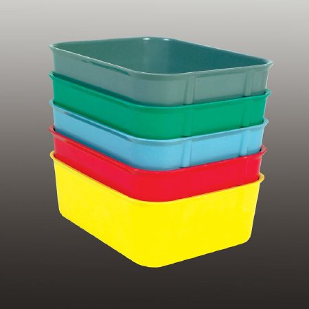 Health Care Logistics Nest and Stack Tote Fiberglass Reinforced Polyester 4-1/8 X 8-7/8 X 11-15/16 Inch - 5595