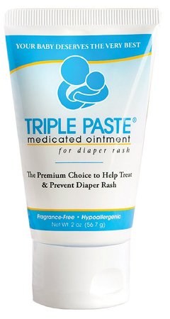 Summers Laboratories Triple Paste Diaper Rash Treatment 2 oz. Tube Unscented Ointment - 11086002101