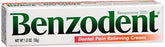 Chattem Benzodent Denture Pain Releif Cream 1 oz. Tube - 4116700534