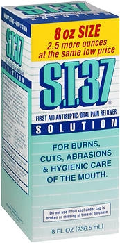 Numark Laboratories S.T. 37 Pain Relief 0.1% Strength Hexylresorcinol Solution 8 oz. - 38485086000