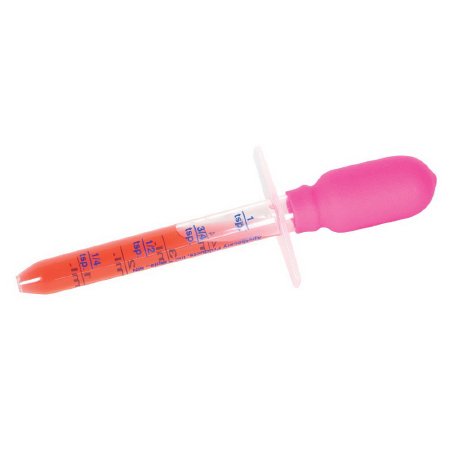 Apothecary Products Spoon-Dropper Medicine Dropper Plastic, Straight Tip, 5 mL / 1 Teaspoon - 2571567020