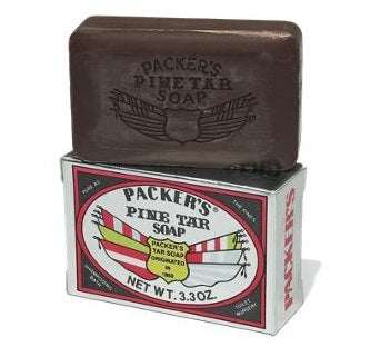 Elorac Inc Packer's Pine Tar Soap Bar 3.3 oz. Individually Wrapped Pine Scent - 99207004433