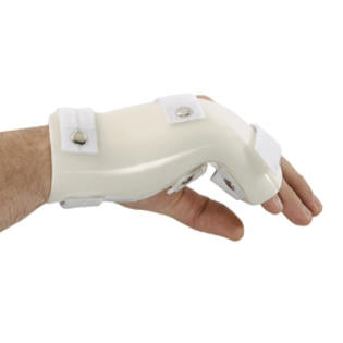 G-Force - Boxer Fracture Splint with MP Flexion Plastic / Foam Left Hand White Large - 52210