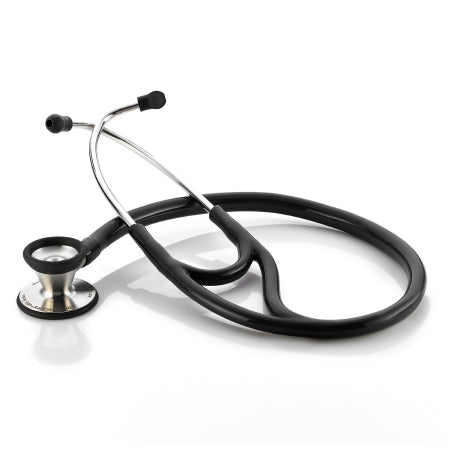 Adscope - Cardiology Stethoscope Black 1-Tube 19 Inch Tube Double-Sided Chestpiece - 602BK