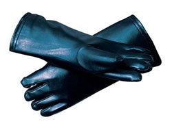 Future Health Concepts Bar-Ray X-Ray Glove One Size Fits Most NonSterile Lead / Vinyl Standard Cuff Length Smooth Navy Blue Not Chemo Approved - BA69303