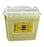 Bemis Sentinel - Chemotherapy Waste Container 10 H X 5-1/4 W X 11 D Inch 1.25 Gallon Translucent Yellow Base / Translucent Lid Horizontal Entry Rotating Lid - 175 040