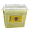 Bemis Healthcare Bemis Sentinel Chemotherapy Sharps Container 10 H X 11 L X 5-1/4 W Inch 5 Quart Translucent Yellow Horizontal Entry Lid - 175 040