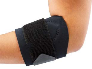 LTIMATE - Elbow Support 2X-Large Hook and Loop Strap Closure Tennis Elbow Strap Left or Right Elbow 14 + Inch Forearm Circumference Black - 08147436