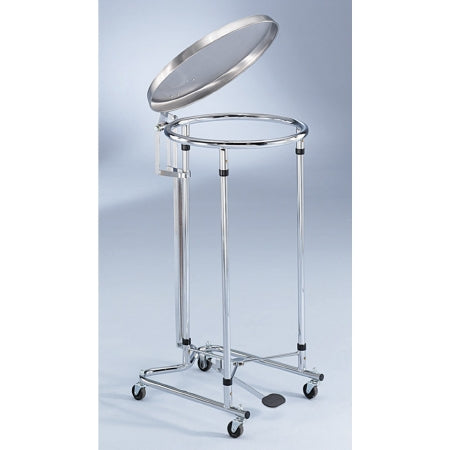 Blickman Blickman Hamper Stand Rolling Round Opening Foot Pedal Tilt-Top Lid - 096211800P