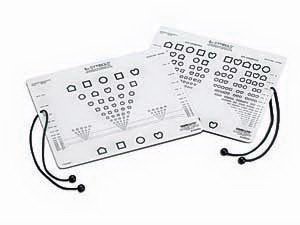 LEA SYMBOLS - Eye Chart Lea Symbols 16 Inch Measurement Acuity Test - 250800