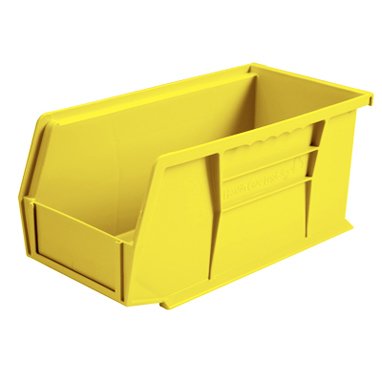 HCL Super Tough - Storage Bin Yellow Plastic 5 X 5-1/2 X 10-7/8 Inch - 1410Y