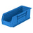 Health Care Logistics HCL Super Tough Storage Bin Blue Industrial Grade Polymers 5 X 5-1/2 X 14-3/4 Inch - 1403B