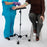 Health Care Logistics - Arm and Leg Stand 25 Inch Base, Chrome Plated Steel Leg Base 27 to 35.5 Inch 25 Inch Base Diameter - 10656