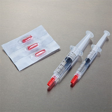 Health Care Logistics - Syringe Tip Cap Red, Sterile, Luer Lock - 7857-10