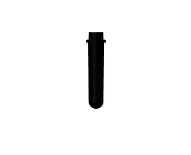 Drucker Tube Holder 125 mm, Black For 614B, 614M, 642VES, 642VFD, 642VFD-PLUS, 755, and 755V Centrifuge - 7713032
