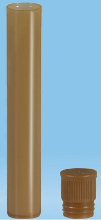 Sarstedt - Test Tube Flat Bottom Plain 16.5 X 95 mm 12 mL Without Color Coding Cap Closure Polypropylene Tube - 58.505.046