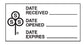 Shamrock Scientific Pre-Printed / Write On Label Communication Fill In Date Received Date Opened Date Expires White 3/4 X 1-1/2 Inch - REA-3