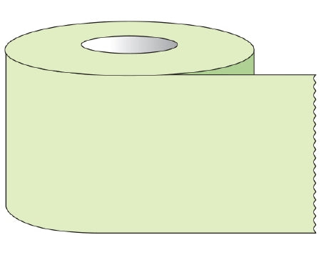 Shamrock - Blank Label Tape Multipurpose Label Lime Green 3/4 X 500 Inch - ST-34-15