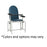 Winco Mfg, Chair Blood Draw Navy Steel 300Lb Capacity Ea - 2572-37