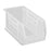 ULINE - Stackable Storage Bin Uline Clear Plastic 5 X 5-1/2 X 11 Inch - S-12415C
