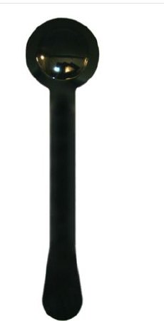 Bernell/Vision Training Products - Eye Occluder 9-3/8 Inch Handheld Style Single Ended Black Vinyl / Plexiglass - BC204