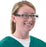Market Lab - Safety Glasses Fit Over Clear Tint Clear Frame Over Ear One Size Fits Most - 1386