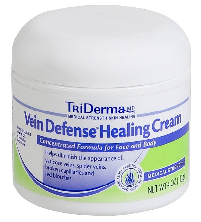 Genuine Virgin Aloe Corp dba Triderma TriDerma MD Vein Defense Skin Correction Cream 4 oz. Tube Unscented Cream - 74041