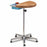 Clinton Industries - Phlebotomy Stand with Arm Pad 1 Bin Five Leg Base 30 - 38 Inch - 6940