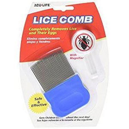 Health Enterprises Inc Acu-Life Lice Comb Silver Metal - 7957300919