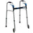 Deluxe - Dual Release Folding Walker Adjustable Height Aluminum Frame 350 lbs. Weight Capacity 26 to 33-1/2 Inch Height - 565647