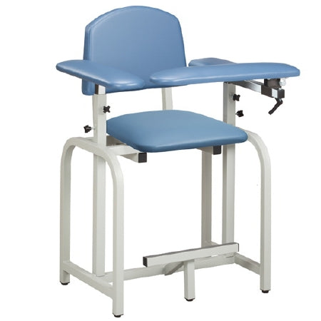 Clinton Industries Lab X Series Blood Drawing Chair Padded Flip Arm Cream - 66011