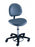 The Brewer Company Millennium Series Surgeon Stool Pneumatic Height Adjustment 5 Casters Black - 21340