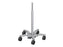 Gcx Corporation Variable Height Roll Stand 4 Inch Dual-Wheel, 11 Inch, 21 Inch Base, 31.5 Minimum X 42.5 Inch Maximum, With Foot Pedal Height Control, 5 to 23 lbs. Load Range, 10 lbs. Counterweight - RST-0003-23