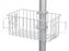 Gcx Corporation Utility Basket For Roll Stand with 2 Inch Post Diameter - RS-0001-24