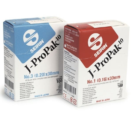 Lhasa OMS Seirin J-ProPak 10 Acupuncture Needle 30 mm J-Type - SJ10.16X30