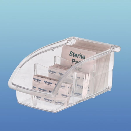 Health Care Logistics InSight Storage Bin Clear Industrial Grade Polymers 3-1/4 X 4-1/8 X 7-3/8 Inch - 18371