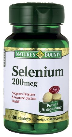 Nature's Bounty - Mineral Supplement Selenium 200 mcg Strength Tablet 100 per Bottle - 74312003201
