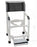 MJM International - Shower Chair Push Handle PVC Frame Mesh Back - 118-3-SF