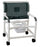Mjm International Bariatric Shower Chair  Push Handle Pvc Frame Mesh Back - 126-4-NB