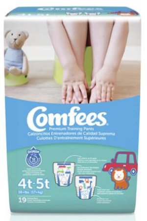 Attends Healthcare Products Comfees Toddler Training Pants Pull On 4T to 5T Disposable Moderate Absorbency - CMF-B4