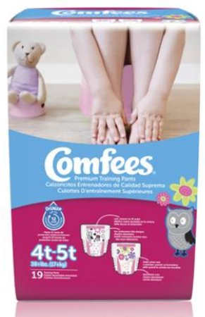 Attends Healthcare Products Comfees Toddler Training Pants Pull On 4T to 5T Disposable Moderate Absorbency - CMF-B4