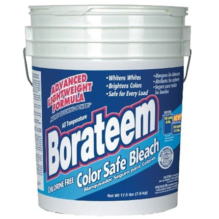 Borateem Color Safe Bleach - Laundry Detergent 17.5 lbs. Pail Powder Floral Scent - DIA00145