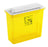 ABM North America AP Line Chemotherapy Sharps Container 12 L X 4-1/2 W X 10-4/5 H Inch 5.4 Quart Yellow Base / White Lid Horizontal Entry Lid - FGAP5Q4YC001