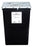 ABM North America AP Line RCRA Waste Container 13 L X 17-3/10 W X 24-4/5 H Inch 18 Gallon Black Base / White Lid Vertical Entry Duo Port Lid - FGAP60DBC001