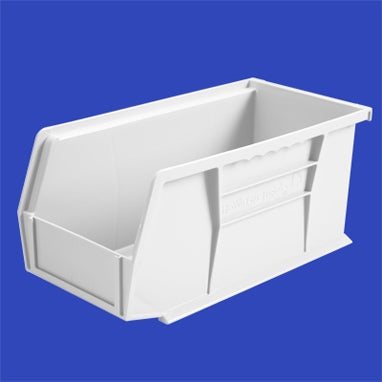 Health Care Logistics HCL Super Tough Storage Bin White Industrial Grade Polymers 5 X 5-1/2 X 10-7/8 Inch - 1410W