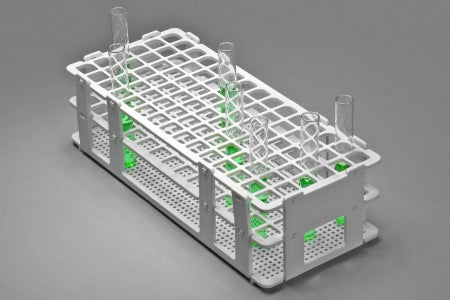 Bel-Art Products RACK TEST TUBE 90PL 13MM WHITE - 18745-0000